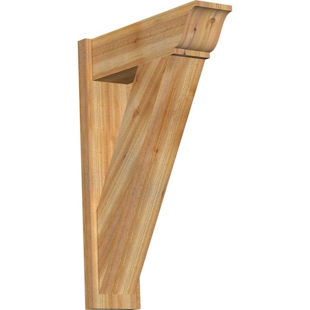 Ekena Millwork Traditional Traditional Rough Sawn Outlooker, Western Red Cedar, 8"W x 26"D x 38"H OUT08X26X38TRA01RWR